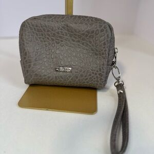 Cesco Gray Textured Women's clutch bag